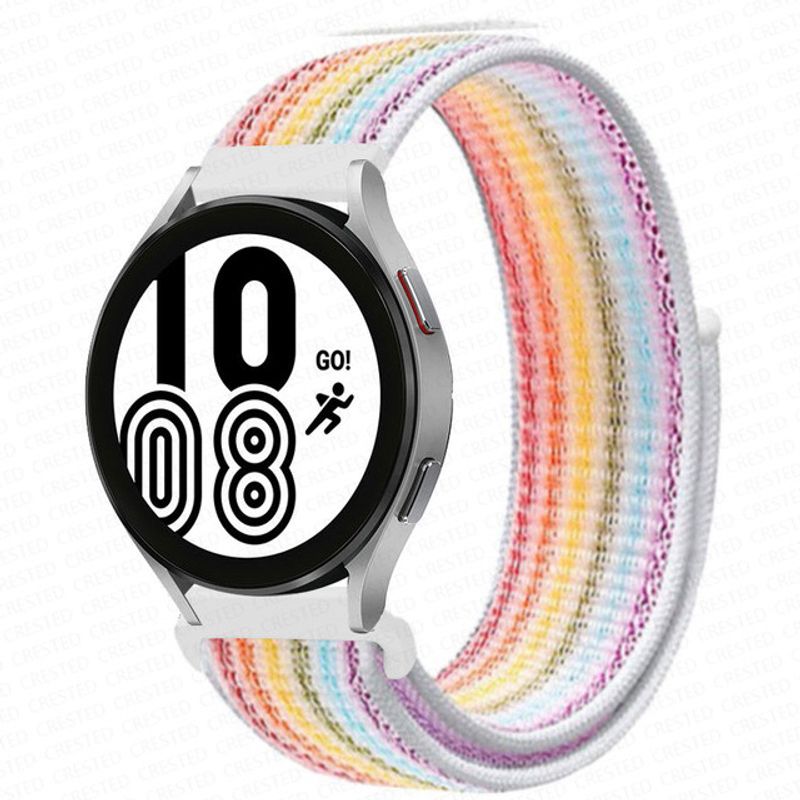 Band Samsung Galaxy İzle 4 3 klasik 5 Pro aktif 2/Dişli S3 Naylon döngü correa Bilezik Huawei izle GT 2 3 kayış 22mm 20mm_voghion.com