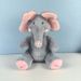 Tittebøh-elefant dækker sine øjne, lindrer sine øjne, plysdukke kan synge, dækker sine øjne, elektrisk elefantlegetøj_voghion.com