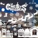 New Christmas decorations Colorful Christmas window stickers white snow wall stickers window dressing none Window marking tape_voghion.com