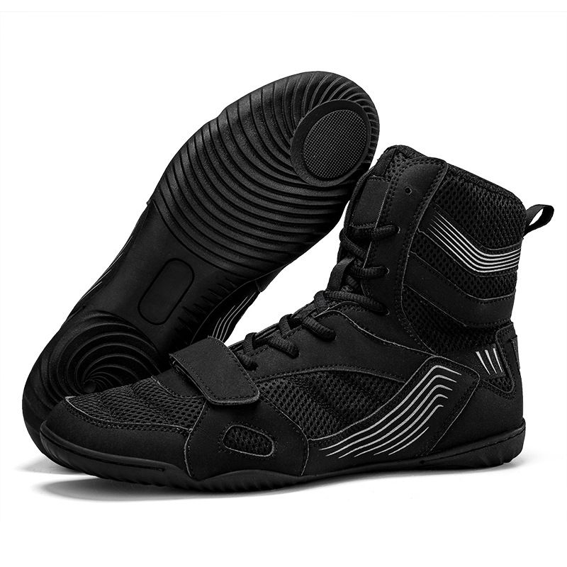 New Boxing Shoes Men's Fighting Training Shoes Wrestling Shoes Men's And Women's Boxing Match Shoes_voghion.com