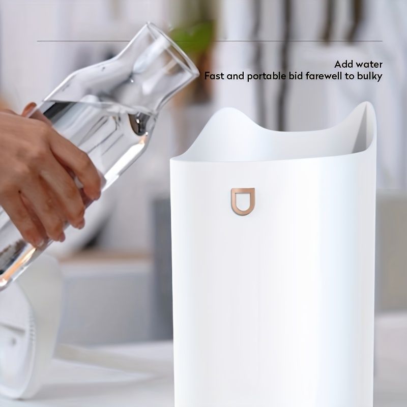 Umidificador de luz LED com bico duplo de grande capacidade de 3,3 L, difusor ultrassônico de óleos essenciais de 3300 ml, umidificador de ar ambiente H2O_voghion.com