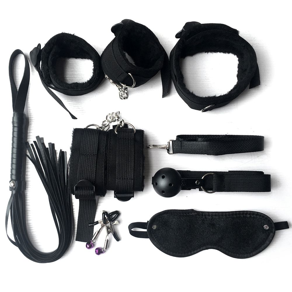 SM training sex toys twenty-six 26 7-piece set bundled with anal plug device combination alternative sex toys_voghion.com