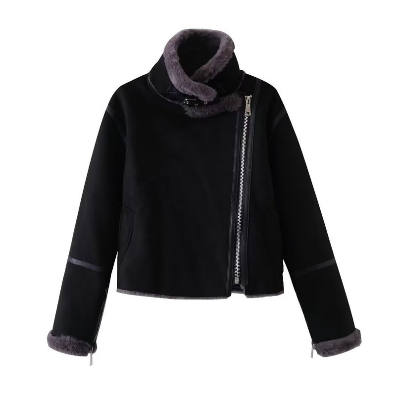 Abbigliamento donna Abbigliamento Corto Coniglio Personalizzato Manica Lunga Giacca Spessa Pelliccia Top M20155_voghion.com