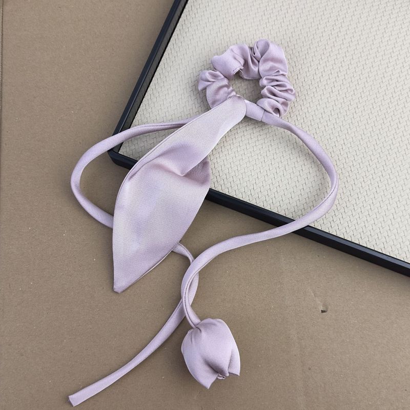 Niche's Temperament Tulip ~ Hair Ring Headwear High Elastic Tie Hair Short Hair Accessories Back of Head Coiled Hair Rope Korea_voghion.com