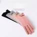 Women's are warm cold resistant, Korean version cute autumn winter with wool and thick cashmere, student gloves for_voghion.com