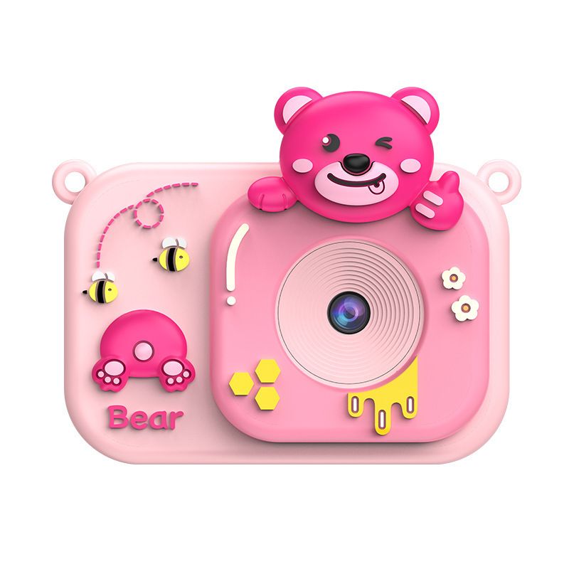 【Alta qualità】 Nuovo per bambini con doppia fotocamera anteriore e posteriore, Caroon Camera Oy, alta risoluzione, Phoo-Aking, antiurto, per bambini_voghion.com