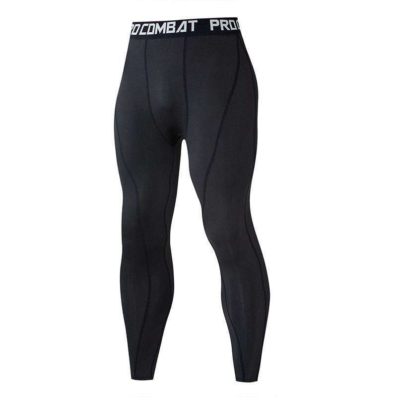 Men's Clothing Size Spot Sports Fitness Quick Drying Running Tight Ball Game Training Yoga Bottoming Colorful Trousers_voghion.com