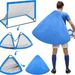 Portable Oxford Cloth Soccer Goal For Kids - Foldable & Detachable Mini Football Net With Carry Bag_voghion.com