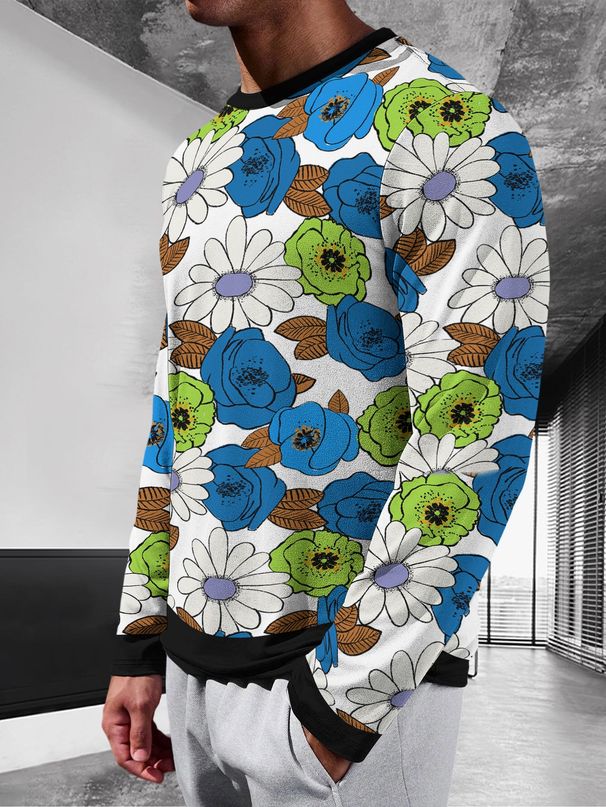 Magliette grafiche retrò da uomo, alla moda, con stampa 3D, casual, a maniche lunghe, primavera ed estate, eleganti e comode, streetwear_voghion.com