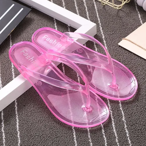 Jelly Transparent Crystal Net Red Cool för kvinnliga sommarstudenter Koreansk upplaga modetrend ytterkläder med klämd_voghion.com