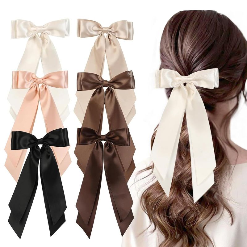 Süße Ballett Stil Polyester Baumwolle Doppel Schicht Bogen Haarnadel Temperament Prinzessin Neue Haar Zubehör Kopfschmuck_voghion.com