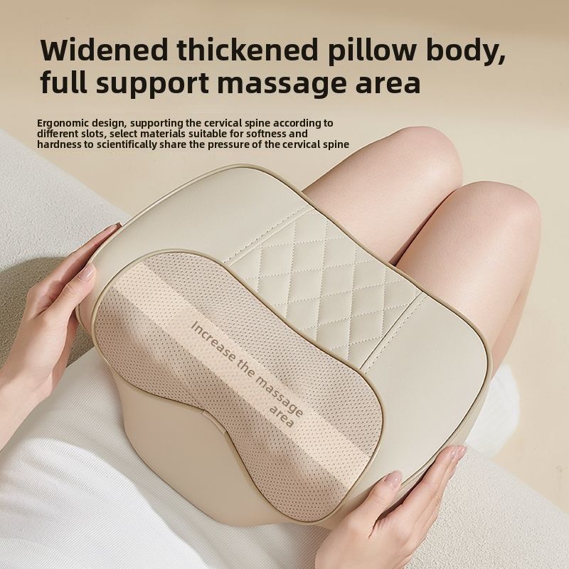 AUX Pillow Neck, Lumbar, Full Body Multifunctional Massage Device Electric Kneading Massager For Neck And Lumbar_voghion.com
