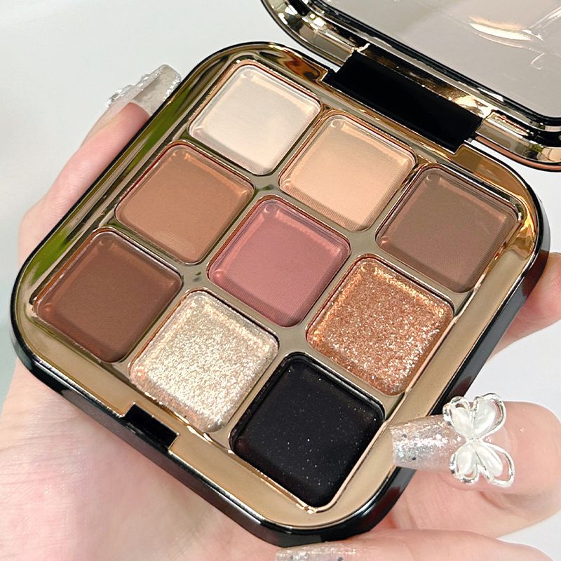 Magic Color Nine Color Eye Shadow Earth Color Pearl Matte Nude Makeup Natural Multi-purpose Waterproof Makeup Eye Shadow_voghion.com