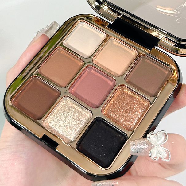 Magic Color Nine Color Eye Shadow Earth Color Pearl Matte Nude Makeup Natural Multi-purpose Waterproof Makeup Eye Shadow_voghion.com