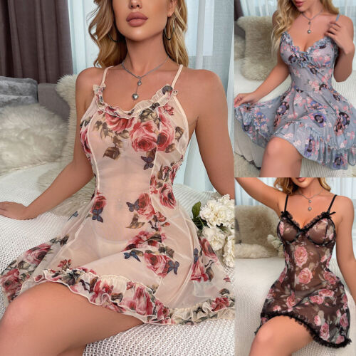 Sexy Dessous Teddypuppe Unterwäsche Pyjama Pyjama Faulkleid Set_voghion.com