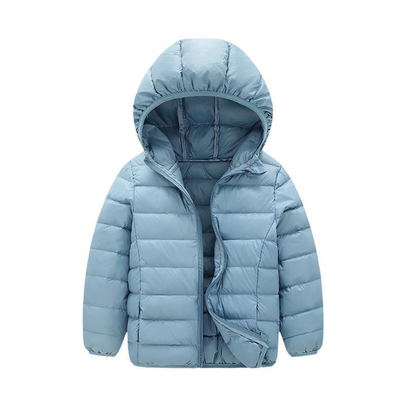 Kids' Lightweight Hooded Jacket – Soft Cotton Blend (3-8Y, 110-150cm, 5 Colors)_voghion.com