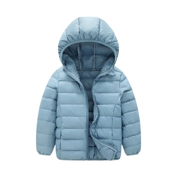 Kids' Lightweight Hooded Jacket – Soft Cotton Blend (3-8Y, 110-150cm, 5 Colors)_voghion.com