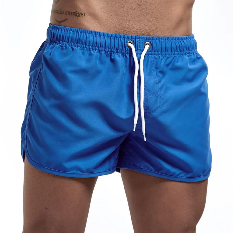 Costume da bagno da uomo ad asciugatura rapida, costume da bagno per nuoto, surf, spiaggia, sport acquatici, estate, 14 colori, S~3XL_voghion.com