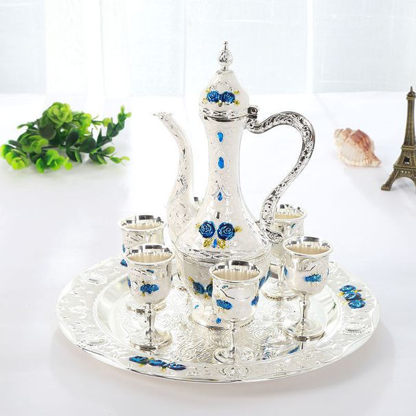 Wohnmöbel Neuer kleiner modischer Pflaumenblüten-Weinspender, Trinkutensilien für den Haushalt, einfaches kommerzielles Ablenkungsgeschirr, leichtes Geschirr_voghion.com