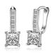 Women's Jewelry Fashion Zircon Earrings K Gold Zircon Accessories_voghion.com