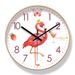 Yipula 6636 Flamingo Love Pink Wall Watch Silent Sweep Second Quartz Clock_voghion.com