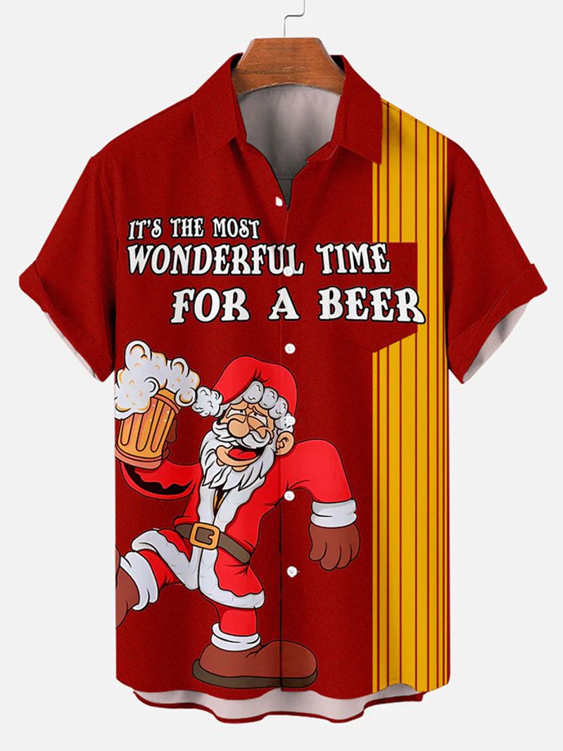 Men's Clothing Creative Element Shirt 3D Digital Printing Trendy Loose Short Sleeved Shirt Men's Tops_voghion.com