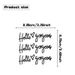 Hello Gorgeous autómatricák, szórakoztató autómatricák, vízálló, flip-es autómatricák, vinyl_voghion.com