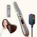 2-in-1 Hot Air Brush and Straightening Comb for Effortless Hair Styling - Perfect Holiday Gift for Women_voghion.com