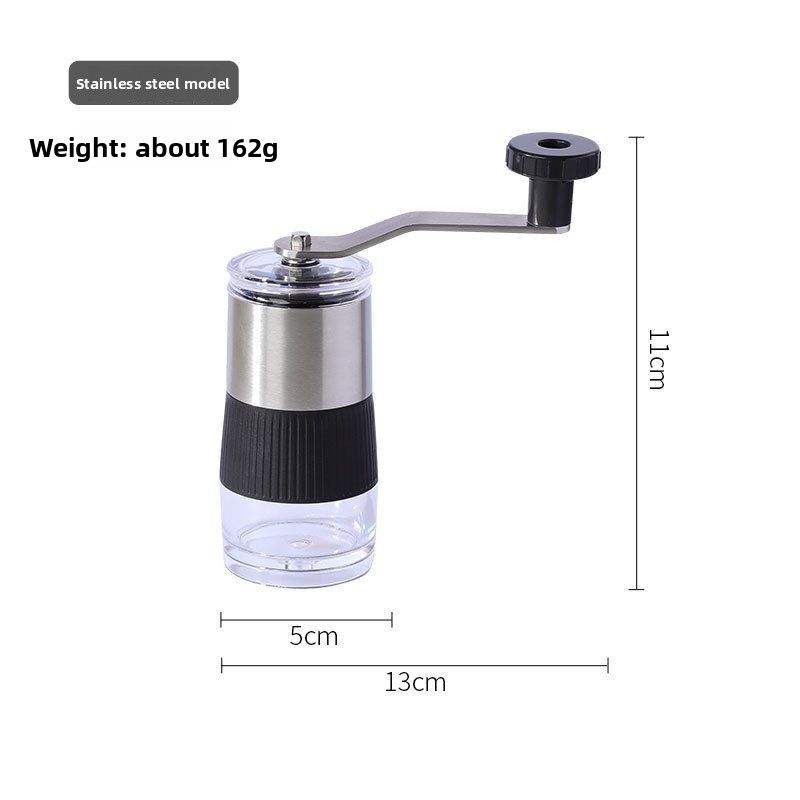 for Home Use, Stainless Steel Bean Small Portable Hand-Cranked Coffee Grinder, Manual Powder Grinder_voghion.com