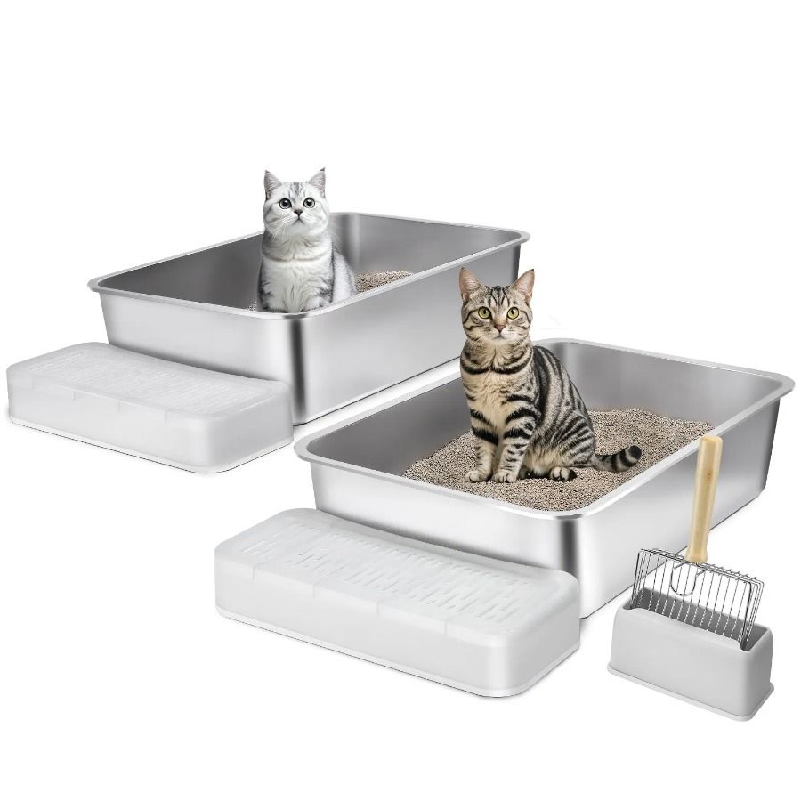 Litter Deep In Board Foot With Box Cat Box 6 Litter Filtering OdorFree_voghion.com