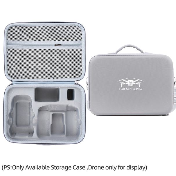 Per Mini 5 Pro Borsa a tracolla in PU Custodia da viaggio portatile Borsa per DJI RC 2/RC N3 Accessorio per drone di controllo_voghion.com