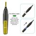 Ultradunne precisietrimmer Elektrische neushaartrimmer Mini draagbare oortrimmer voor mannen Neushaarscheerapparaat Waterdicht Veilig Schoon_voghion.com
