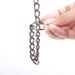 Double Loop Stainless Steel Dog Chain Metal P Chain Collar Stainless Steel P Chain Dog P Chain Dog Collar_voghion.com
