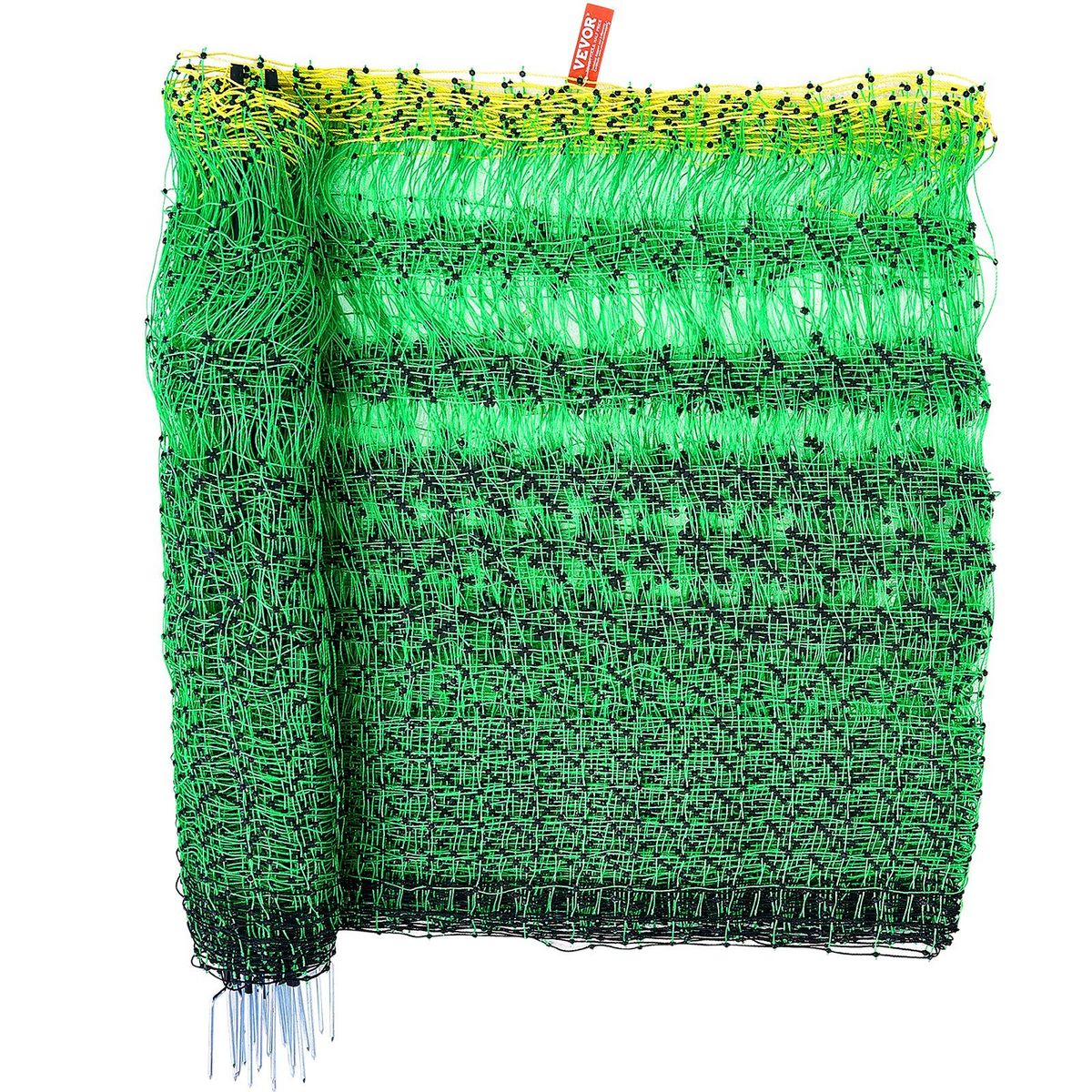 VEVOR Electric Fence Netting, 35" H x 164' L, PE Net Fencing with Posts & Double-Spiked Stakes, Utility Portable Mesh for Goats, Sheep, Lambs, Deer, H_voghion.com