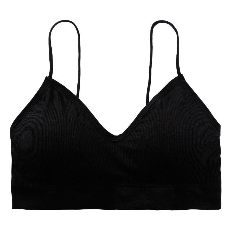 Women's Intimates Beautiful Back Wrap Top Without Steel Ring To Prevent Exposure Bottoming V Neck Ladies Camisole Bra_voghion.com