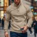 Men's Autumn And Winter Corduroy Casual Stand-Up Collar Long-Sleeved Pocket Hoodie_voghion.com