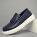 ShoeVault Top Layer Cowhide Men's Genuine Loafers Slip-On Driving Wear-Resistant Moccasins Casual Leather Shoes_voghion.com