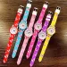 New Fashion Girls Watches Print Butterfly Cartoon For Kids Silicone Strap Quartz Watch Children's Cute Wristwatch Clock_voghion.com