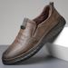 ct Ct Suitable For All Seasons Men's Casual Soft Sole Slip-On Single Loafers Leather Shoes 8828_voghion.com