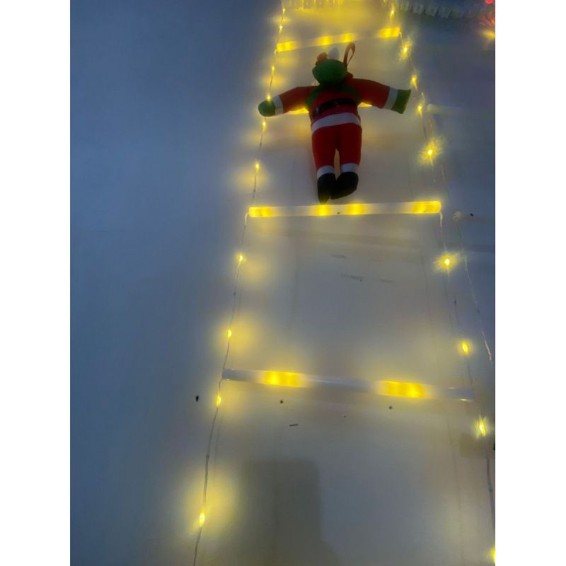 Luci natalizie a scala con telecomando - Luci decorative a LED a bassa tensione e USB per alberi di Natale, decorazioni per la casa e le feste_voghion.com
