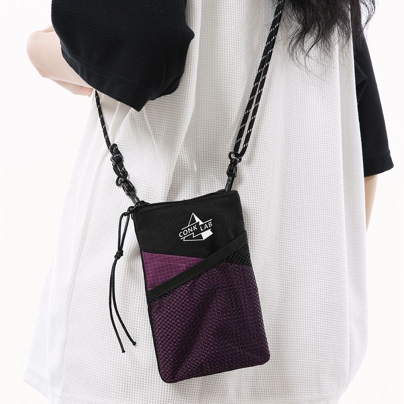 Borsa a tracolla portatile, piccola, multifunzionale, da viaggio e per il tempo libero, da appendere al collo, per riporre il telefono cellulare_voghion.com