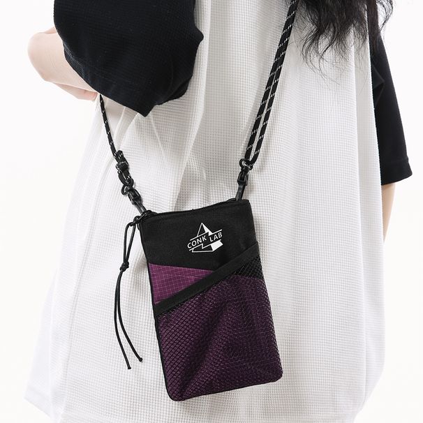 Borsa a tracolla portatile, piccola, multifunzionale, da viaggio e per il tempo libero, da appendere al collo, per riporre il telefono cellulare_voghion.com