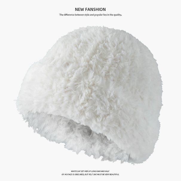 Grand bandeau chaud en peluche pour enfants, protection des oreilles d'hiver, ample, empilé, polyvalent, tricoté, visage montrant un petit chapeau en laine, nouvelle collection automne et hiver_voghion.com