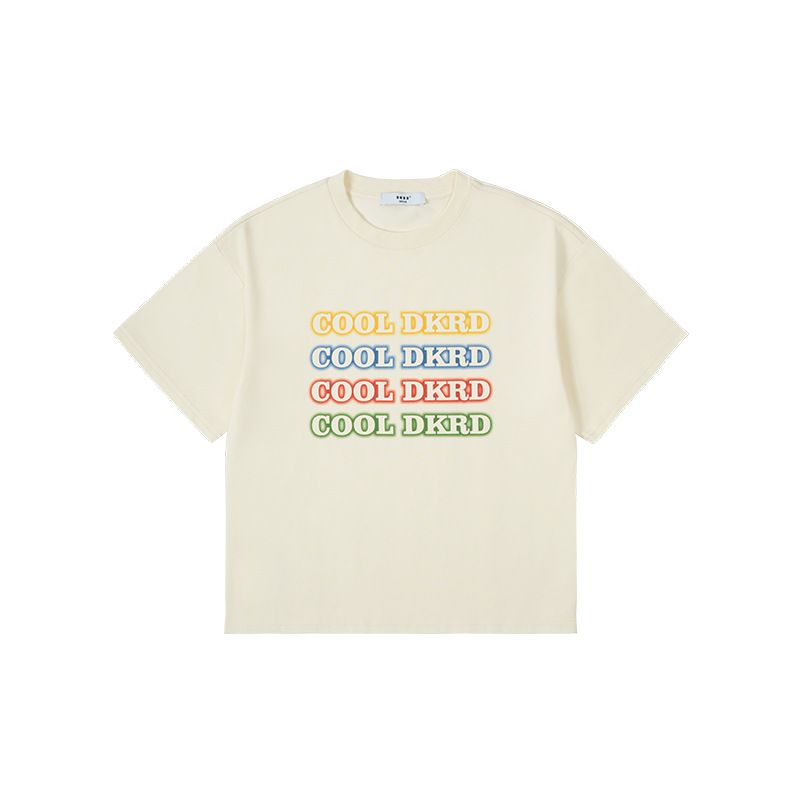 Nuevas camisetas de verano con estampado de hip-hop para niñas y niños, de manga corta, sueltas, para niños de talla mediana y grande_voghion.com