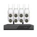 8-kanaals 6MP draadloos beveiligingscamerasysteem met dual-light full colour nachtzicht, binnen- en buitengebruik, wifi-toegang op afstand, bereik van 15 m, NVR inbegrepen_voghion.com