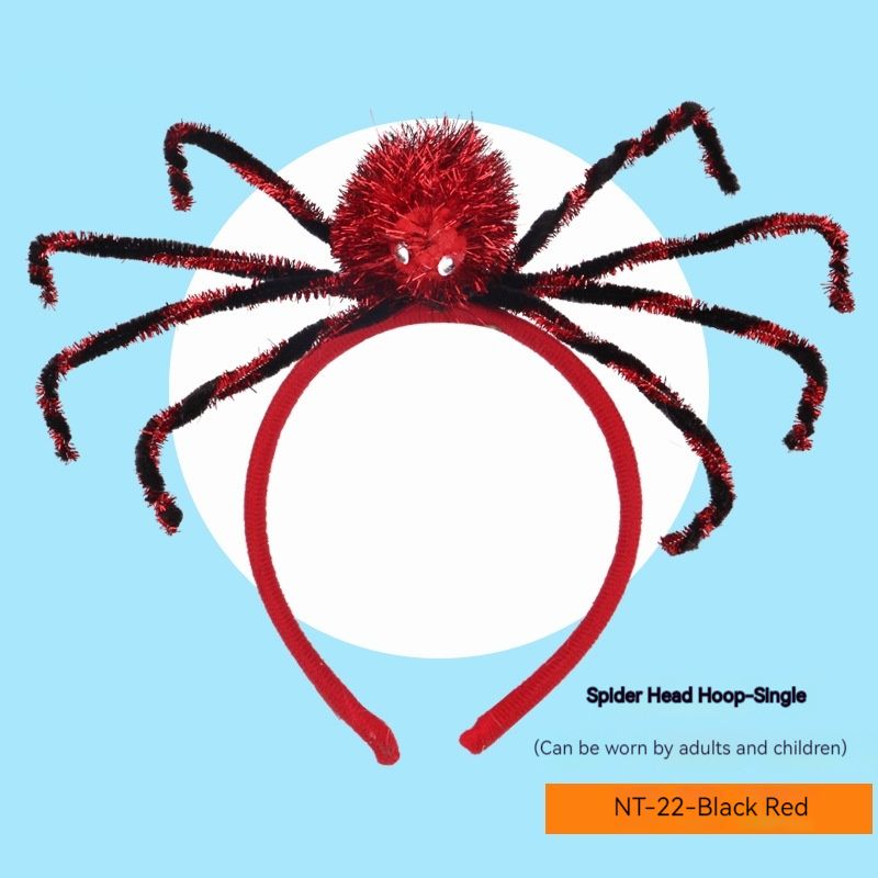 Halloween Children Adult Stage Performance Props Cosplay Makeup Ball Headwear Spider Headbands_voghion.com