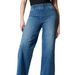 Abbigliamento da donna Moda Quattro lati Elasticizzato Maglia Denim Largo Comodo Elasticizzato Jeans Comodo Tessuto Stesso Stile Corto_voghion.com