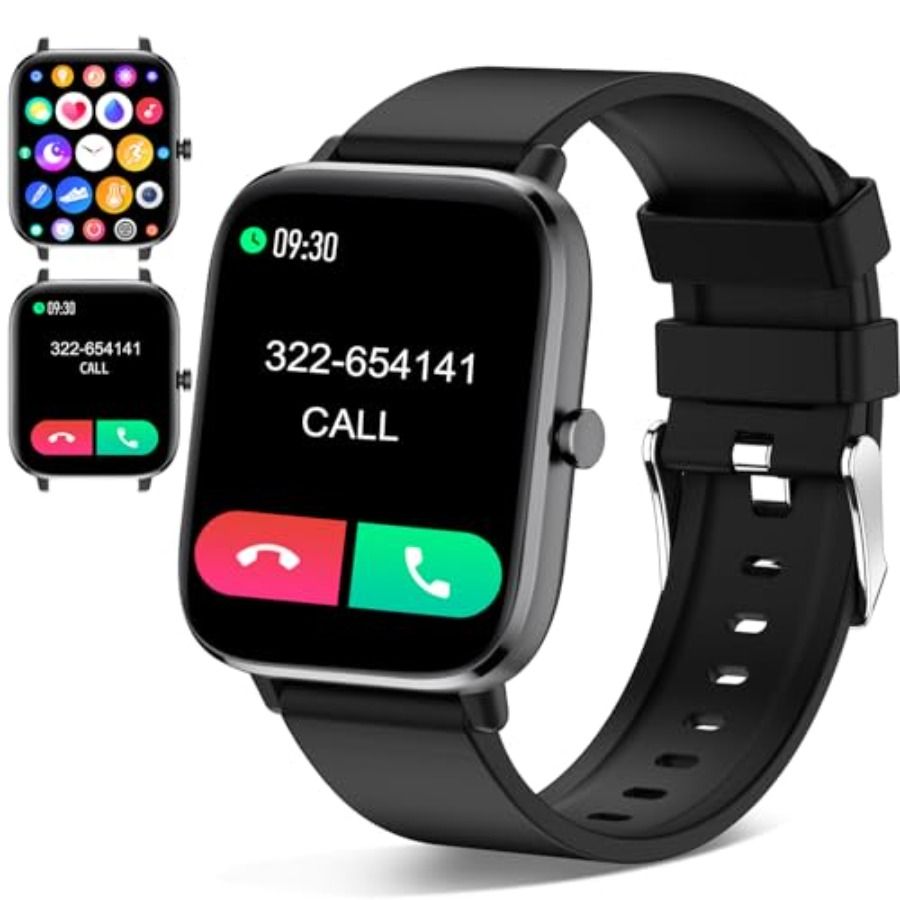 Smart Watch For Men Women Answer Make Call 1.9 Full Touch Screen Smartwatch IOS Android Compatible Fitness Tracker Watch With H_voghion.com