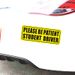 reflective student novice driver warning stickers car stickers please be patient STUDENT DRIVER_voghion.com
