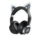 Auricolare Bluetooth wireless da testa YDM60 con orecchie di gatto luminose, zampe di gatto, pieghevole, portatile_voghion.com
